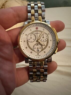 MICHELE Sport Sail Two-Tone Diamond Watch 42mm